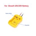 Batterieadapter zum Andocken des Stromanschlusses 12AWG Robotics For-Dewalt-18V/20V Max