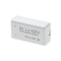 vhbw 9V-Akku Block Ersatz für 6F22, 6LR61 für diverse Geräte (650mAh, 9V, Li-Ion), ready-to-use, mit Micro USB Buchse