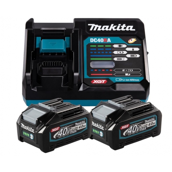 makita Akku-Set 191L77-9 Spannung 40V Kapazität 2x4Ah Li-Ion G.3kg