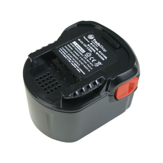 Trade-Shop Ni-MH Werkzeug Akku 12V / 2000mAh Ersatz für Würth SD12 0700980320 0700980325, AEG CS-ABM215PW 4932352105 4932352106 