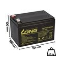 Akku für Panasonic LC-CA1215P1 12V 15Ah AGM Batterie