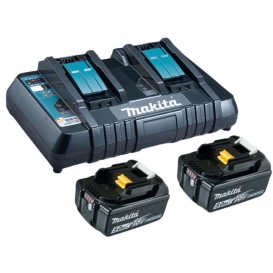 More about Makita 199482-2 - Batterie- & Ladegerät-Set - Lithium-Ion (Li-Ion) - 5 Ah - 18 V - Makita - 2 Stück( Makita