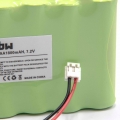 vhbw Akku kompatibel mit Compex Muskelstimulator Geräte (alte Generation) - Ersetzt Compex 032002690, 018004913 - (NiMH, 1800mAh