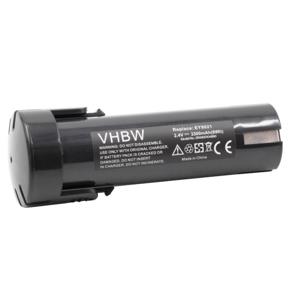 vhbw 2x Akku kompatibel mit  SDF-AK210 Elektrowerkzeug (3300mAh NiMH 2,4V)