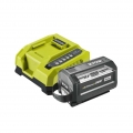 RYOBI 36V LithiumPlus 6,0 Ah Batterie - 1 Schnellladegerät RY36BC60A-160