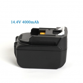 More about 6000 mAh 14,4 V 6,0 mAh / 4,0 mAh Li-Ionen-Akku für MAKITA BL1430 BL1415 194066-1 194065-3 194559-8 & 4,0 mAh