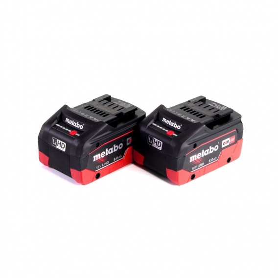 Metabo Akku Basis Set 18V mit 2x Akku LiHD 8,0Ah ( 625592000 )