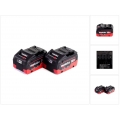 Metabo Akku Basis Set 18V mit 2x Akku LiHD 8,0Ah ( 625592000 )