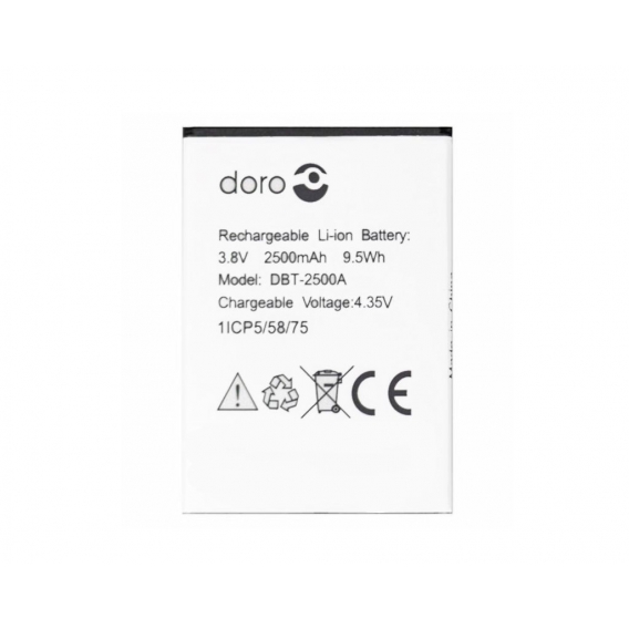 Original Doro 8035 Akku Accu DBT-2500A Batterie Battery 2500mAh Neuwertig