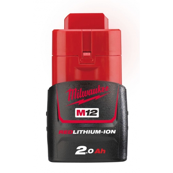 Milwaukee M12 B2 12 V Akku Red 2,0 Ah Li-Ion Akku