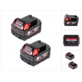 Milwaukee Akku Starter 18V Set mit 2x M18 B5 Akku 18V 5,0Ah