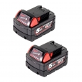 Milwaukee Akku Starter 18V Set mit 2x M18 B5 Akku 18V 5,0Ah