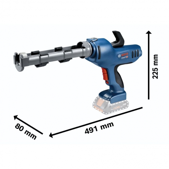 Bosch GCG 18V-310 Professional Akku-Kartuschenpresse