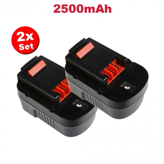 2x Hochleistungs Ni-MH Akku für Black&Decker KC Serien wie KC2002, KC2002F, KC2002FK, KR143F2 / NM Serien wie NM14 / Ersatz Akku