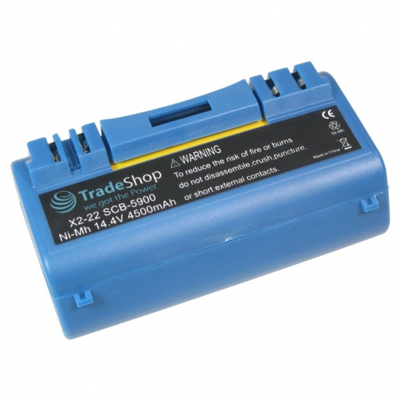 Trade-Shop Ni-MH Akku 14,4V 4500mAh für iRobot i-Robot Scooba 330 340 350 385 590 5800 5806 5900 5910