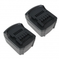 2x Trade-Shop Li-Ion Akku, 14,4V / 3000mAh ersetzt Metabo 6.25454, 6.25467, 6.25456, 6.25458, 6.25468, 625498000, 625526000, C98