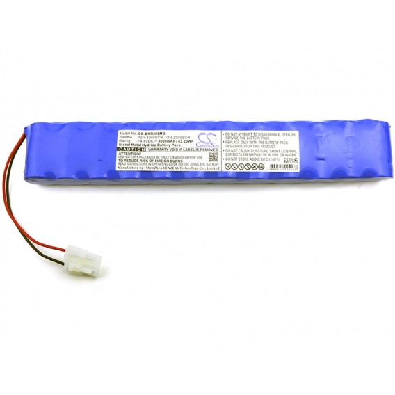 Ersatzakku - CS-BKR300MD - Bruker 12N-1800SCR / Defigard / Schiller - 14,4 Volt 3000mAh Ni-MH