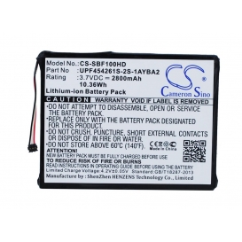 More about Ersatzakku - CS-SBF100HD - Seagate UPF454261S-2S-1AYBA2 - 3,7 Volt 2800mAh Li-Ion