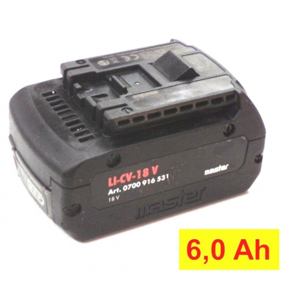 Würth Master Akku 18 V Li  --  0700 916 53x  Neu bestückt mit  5,0 Ah  5000 mAh