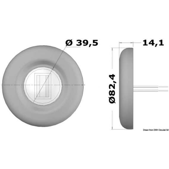 Osculati Fanale Led Sea-dog 135° Solo 12 Volt