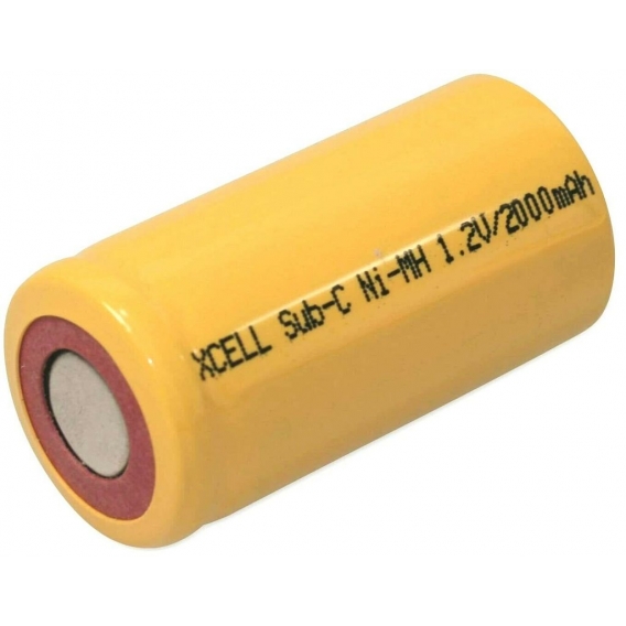 XCell Akku Sub-C 1,2V 2000mAh X2000SCR Hochstrom