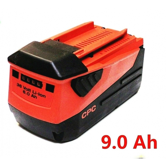 Original Hilti Akku  B 36  Li  36 Volt  Li-Ion Neubestückt mit  9,0 Ah. 9000 mAh 36 V