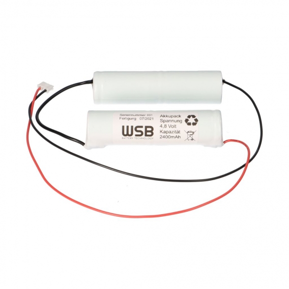 Notleuchten Akku 4,8V 2500mAh NiMH für EB-Leuchten 8W 3h NLxxx833