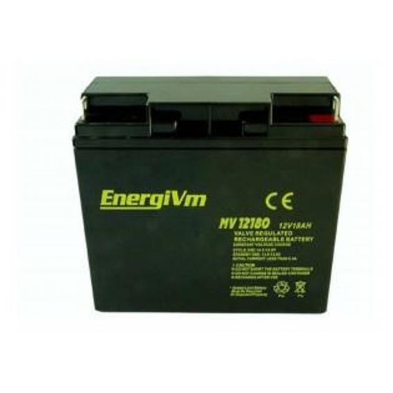 12V 18Ah Agm Bleibatterie 181X77X167Mm Energivm