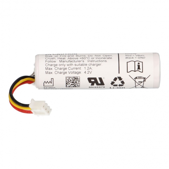 Lithium-Ionen Akkupack 3,6V 3,35Ah 12Wh 1S1P mit Kabel und Stecker