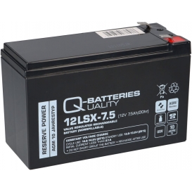 More about Q-Batteries 12LSX-7.5 12V 7,5Ah Blei-Vlies-Akku / AGM 10 Jahre V0 Gehäuse