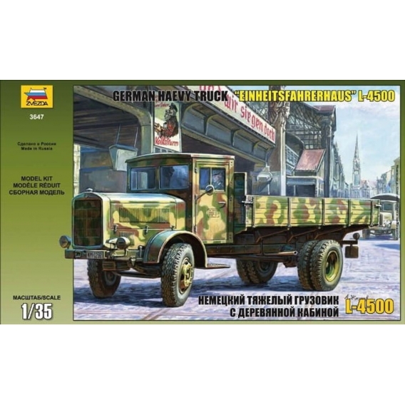 Zvezda 1:35 WWII Dt.Trans.LKW L4500S Einheitsk.