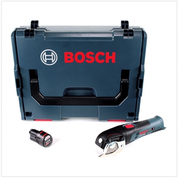 Bosch GUS 12V-300 Akku Universalschere 12V + 1x Akku 3,0Ah + L-Boxx - ohne Ladegerät