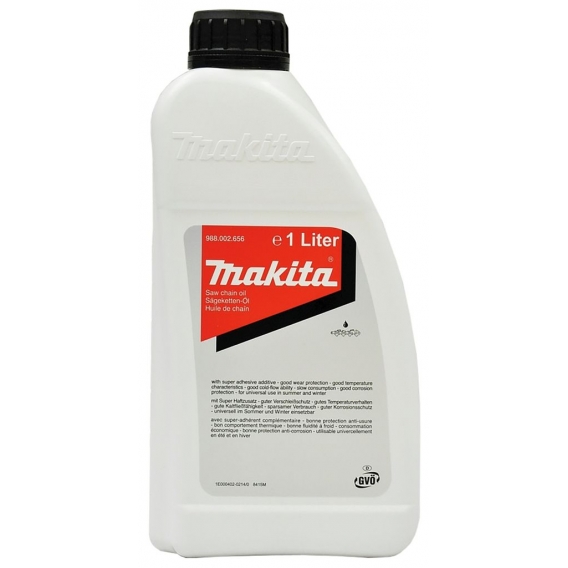 Sägekettenöl Mineralisch und 2-Takt ÖL Dosierflasche 1L Kettensägen Öl-Set Makita