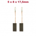 2x Kohlebürsten Motorkohlen Kohlen 5x8x17,5mm für Bosch Geradschleifer GGS 28 CE GGS 28 LCE GGS 28 LC GGS 28 C GGS 8 CE GPO 14 C