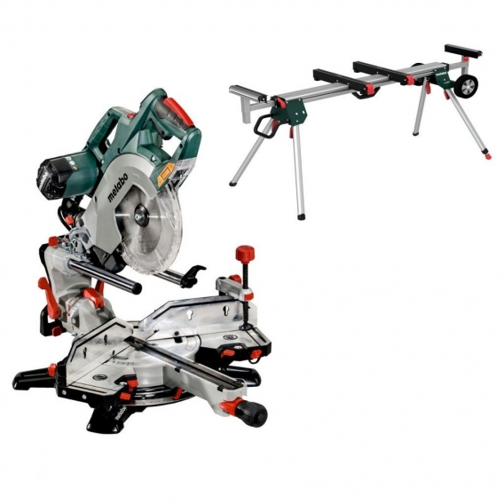 Metabo Kappsäge KGSV 72 XACT SYM Zugfunktion Leistensäge + Untergestell KSU 401