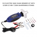 ChainSaw Chain Sharpener Saegekettenschleifer-Kit 12V Electric Filing Sharpener 5 / 32in 3 / 16in 7 / 32in