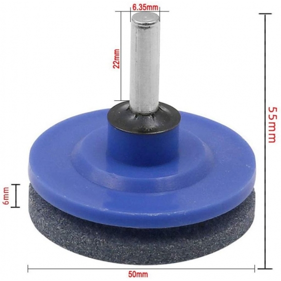 AcserGery 5 Stück Rasenmäher-Schärfer, Universal-Rasenmäher-Messerschärfer, multifunktionaler Schärfwerkzeug-Schärfer für Bohrma