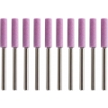 AcserGery 10pcs 3/8 Kettensägenschärfer kompatibel für Maniküre Kettensäge Ketten Polieren (Schaft 4.8mm)