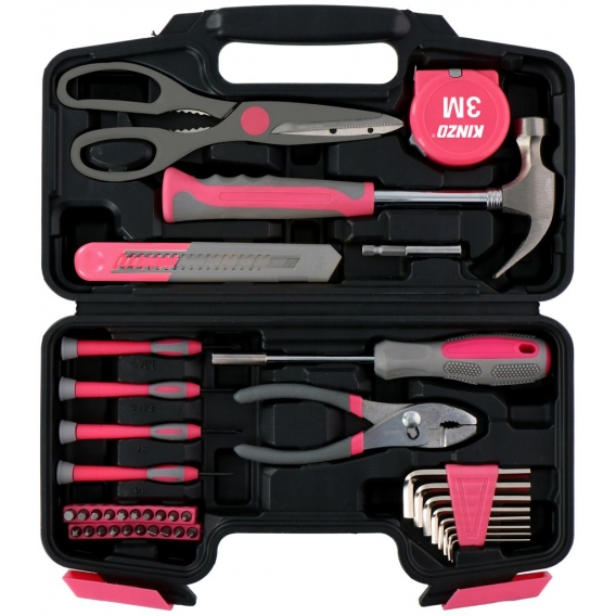 Werkzeug Set Pink Ladies Edition 39-tlg.