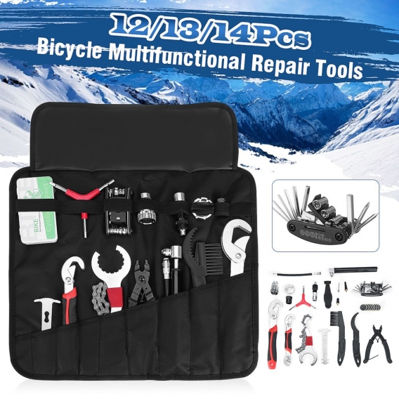 Fahrrad Werkzeugsatz Reparatur Reparaturen - 14 pcs set