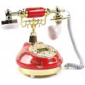 Retro Keramik Vintage Telefon Verkabelt Festnetz Zuhause Dekor Antik Geschenk