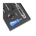 Durable Edelstahl Uhr Zurück Fall Öffner Entfernung  Uhrmacher Repair Tool Kit Farbe Blau