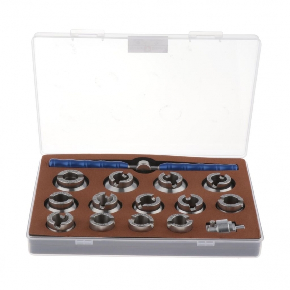 Uhr Zurück Fall Öffner Set 13pcs Uhr Reparatur Werkzeug für Rolex,13 Größe von Rillen Chucks