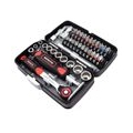 38pcs 1/4 \"Spanner Socket Set Schraubenschlüssel Ratsche Werkzeuge Kit Schraubendreher Bit Matric Farbe rot