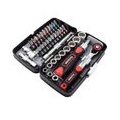 38pcs 1/4 \"Spanner Socket Set Schraubenschlüssel Ratsche Werkzeuge Kit Schraubendreher Bit Matric Farbe rot