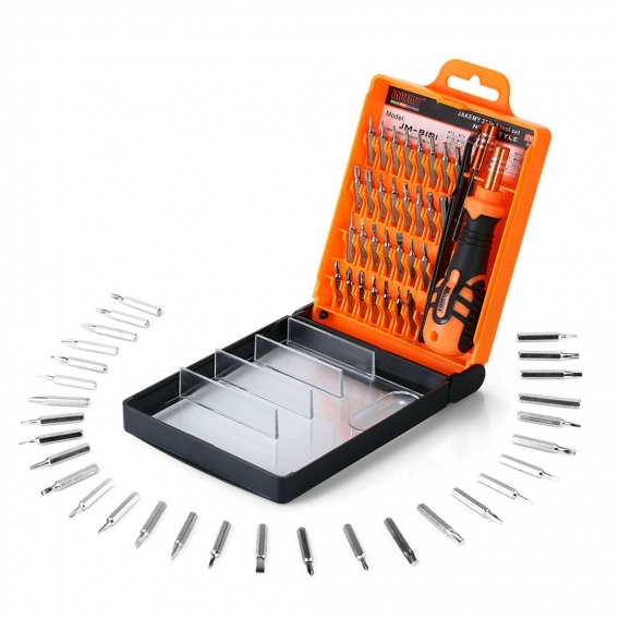 JAKEMY 33 in 1 Schraubendreher-Set Precision Magnetic Schraubendreher Bits Schraubendreher Multi-Funktions-Reparatur-Tool Kit El