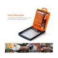 JAKEMY 33 in 1 Schraubendreher-Set Precision Magnetic Schraubendreher Bits Schraubendreher Multi-Funktions-Reparatur-Tool Kit El