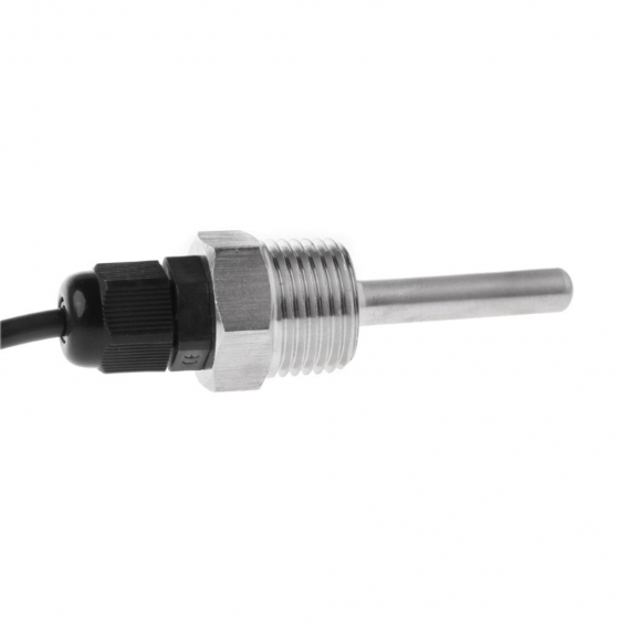 AcserGery stay DS18B20 Digitaler Temperatursensor G1/2\" Gewindesonde DIA＝7mm 3-adriges Kabel SUS304