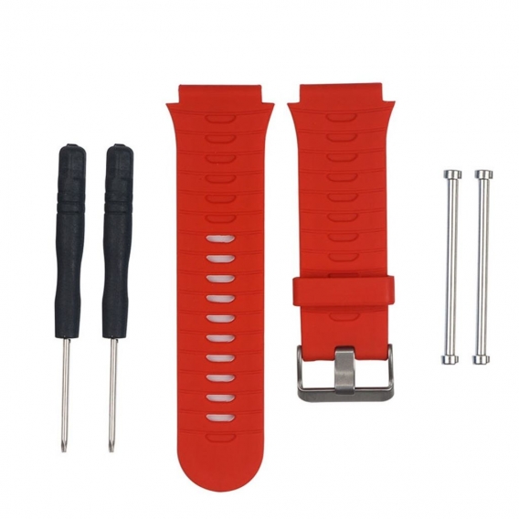 AcserGery SPT Ersatz-Silikon-Uhrenarmband + Werkzeugset für Garmin Forerunner 920XT