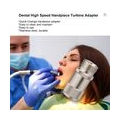 AcserGery Dental Hochgeschwindigkeits-Handstück Turbinenadapter 2 bis 4-Loch-Wechsler-Anschluss Dentalwerkzeug